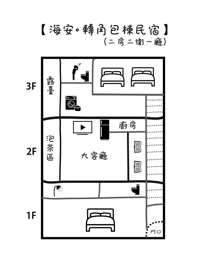 Haian Corner Homestay Tainan Exterior photo